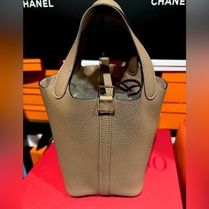 Hermes Picotin Lock 18 Maurice Taurillon Bag